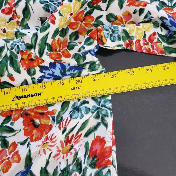 Intro Button Front Blouse Floral Tunic ¾ sleeves Size Small S - Picture 6 of 7